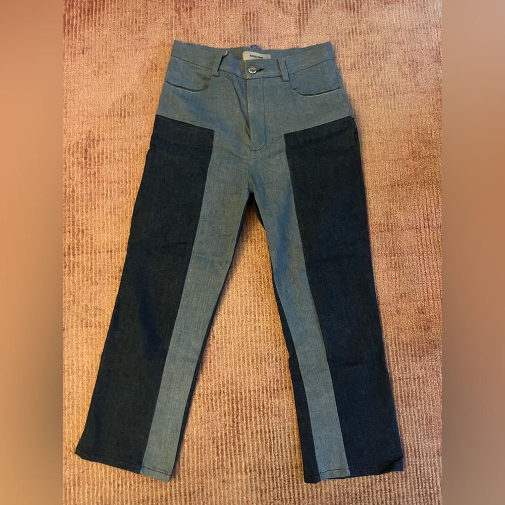Rachel Comey Bismark two tone high-rise denim pants
